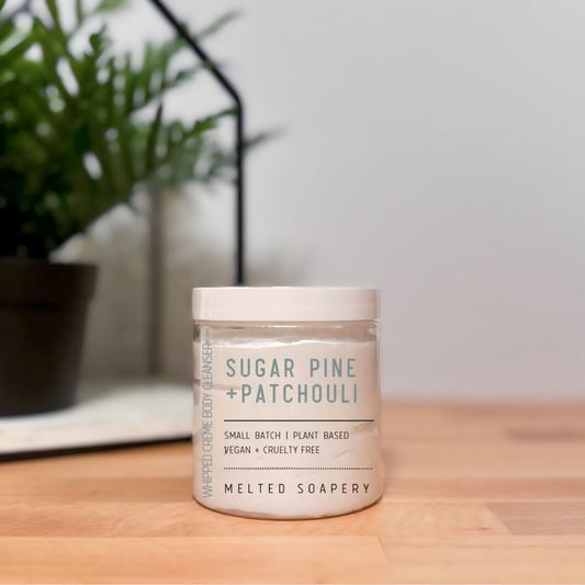 Sugar Pine + Patchouli Whipped Creme Body Cleanser