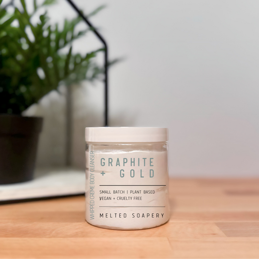 Graphite + Gold Whipped Creme Body Cleanser